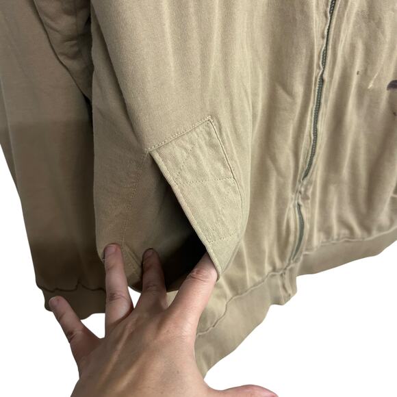 Oakley‎ Bomber Zip Jacket L Embroidered Planes Y2K Utility Distressed Archive - Picture 4 of 10